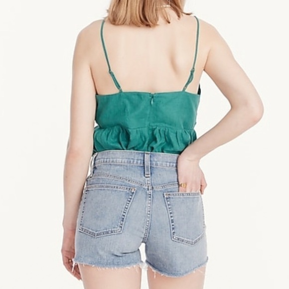 J crew mid rise denim shorts bleecker wash - Picture 3 of 5